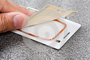 RFID tag or transponder photo