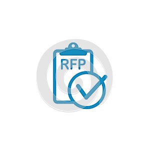 RFP Icon - request for proposal concept or idea