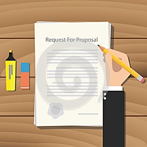 Rfp request for proposal paper document