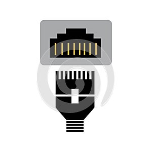 RG45 vector design illustration