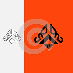 simple pyramid logo, vector design template best. Line art style and silhouette stylish.