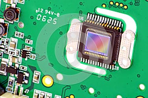 RGB CMOS sensor from camera photo