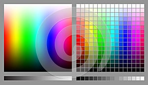 RGB color spectrums photo