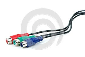 RGB (or component) video cable with RCA coonectors
