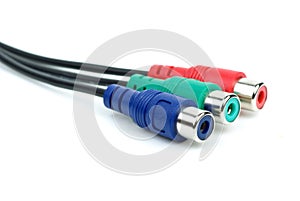 RGB (or component) video coonectors cable