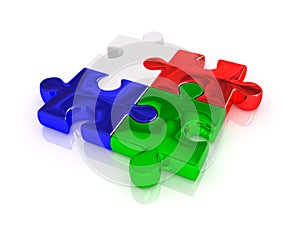 RGB. Puzzle.