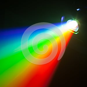 Rgb spectrum color light of projector