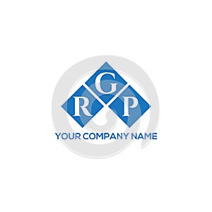 RGP letter logo design on WHITE background. RGP creative initials letter logo concept. RGP letter design
