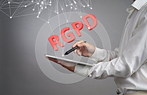 RGPD, Spanish, French and Italian version version of GDPR: Reglamento General de Proteccion de datos. General Data