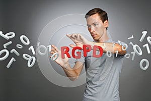 RGPD, Spanish, French and Italian version version of GDPR: Reglamento General de Proteccion de datos. General Data