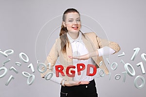 RGPD, Spanish, French and Italian version version of GDPR: Reglamento General de Proteccion de datos. General Data