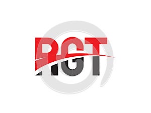RGT Letter Initial Logo Design Vector Illustration