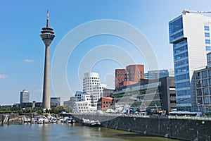 Rheinturm tower Dusseldorf