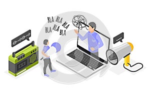 Rhetoric Isometric Composition