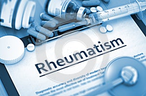 Rheumatism Diagnosis. Medical Concept. photo