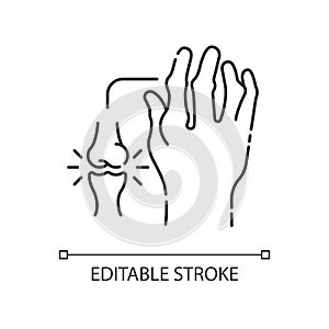 Rheumatoid arthritis linear icon