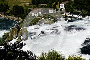Rhina Falls in Switzerland photo