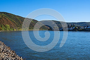 The Rhine at Braubach / Germany