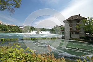 Rhine Falls in Schaffhausen