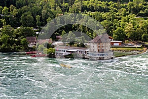 Rhine falls in Schaffhausen, Switzerland