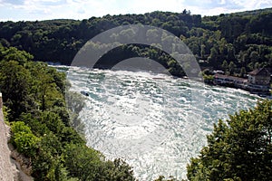 Rhine falls in Schaffhausen, Switzerland