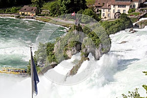 Rhine falls in Schaffhausen, Switzerland