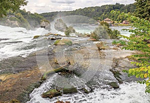 Rhine Falls in Switzerland in Neuhausen near Schaffhausen