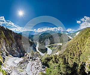 Rhine Gorge, Switzerland Grand Canyon from Il Spir