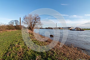 The Rhine near Wageningen in the Netherlands