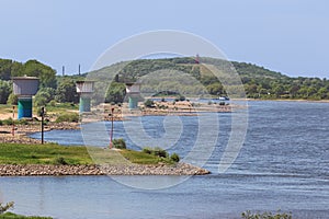 The Rhine with the Rheinpreussen tip