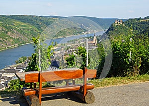 Rhine River scenic overview