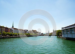 Rhine river, Zurich, Switzerland