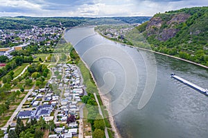 Rhine Valley Erpeler Ley and the Camping Goldener Meile Remagen