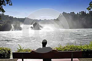 Rhine waterfalls - point of view