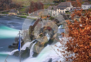 Rhinefalls, the biggest waterfalls in Europe