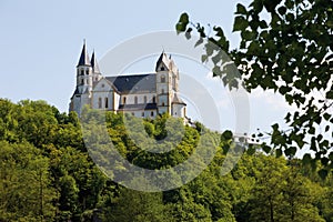 Rhineland-Palatinate,View of arnstein abbey