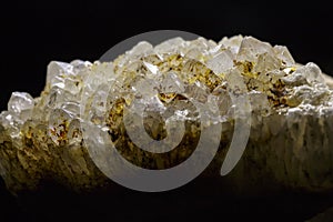 Rhinestone (druze of crystals)