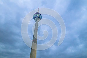 The Rhinetower in Duesseldorf