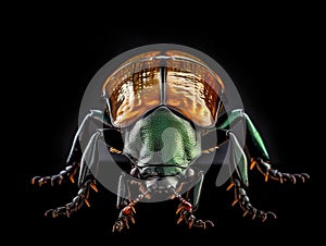 Rhino big horn beetle bug