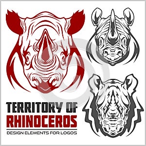Rhino mascots set for sport teams photo