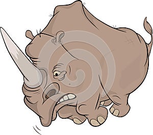 Rhinoceros .Cartoon