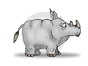 Rhinoceros illustration