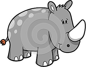 Rhinoceros Vector Illustration