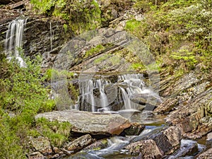 Rhiwargor Waterfall, Powys, Wales