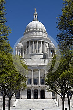 Rhode Island State House Front View