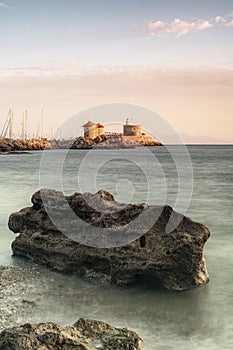 Rhodes Fort of Saint Nicholas Big Rock