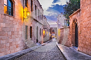 Rhodes, Greece -  Avenue of the Knights