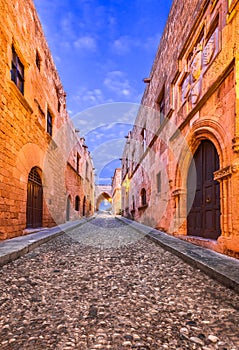 Rhodes, Greece -  Avenue of the Knights