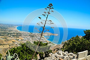 Rhodes island , Afantou and Faliraki beach Greece