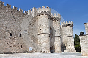 Rhodes island in Greece. The Knights castle